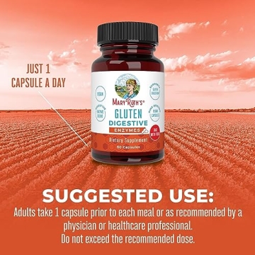 Vegan Gluten Relief Enzymes for Digestive Health by MaryRuth