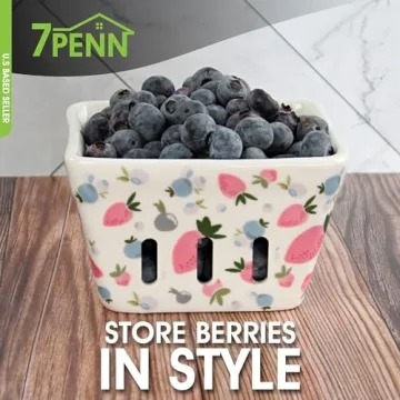 Charming 7Penn Ceramic Berry Colanders Set for Gifts