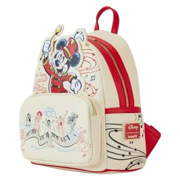 Loungefly Disney Mickey Musician Mini-Backpack – 100th Anniversary