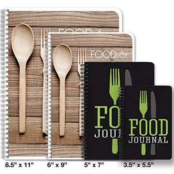 Effortless Food Tracking Journal - BookFactory's Durable Diary