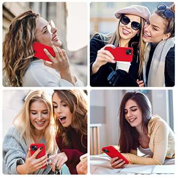 OTOFLY Designed for iPhone 14 Plus Case, Silicone Shockproof Slim Thin Phone Case for iPhone 14 Plus...