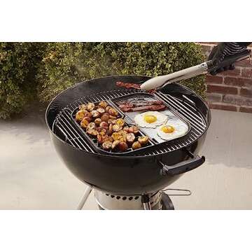 Weber Grill & Griddle Station Griddle, Versatile Outdoor Cooking