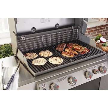 Weber Grill & Griddle Station Griddle, Versatile Outdoor Cooking