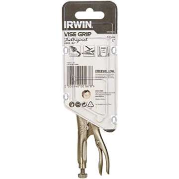 IRWIN VISE-GRIP Original Locking Pliers, Long Nose, 4-Inch (1602L3), 100mm