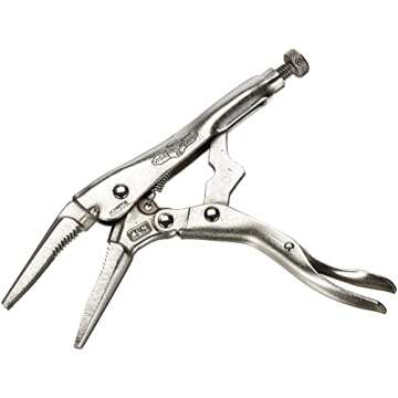 IRWIN VISE-GRIP Original Locking Pliers, Long Nose, 4-Inch (1602L3), 100mm
