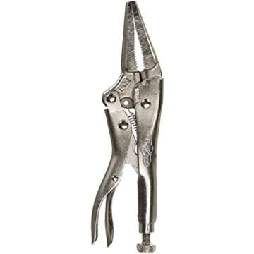 IRWIN VISE-GRIP Original Locking Pliers, Long Nose, 4-Inch (1602L3), 100mm