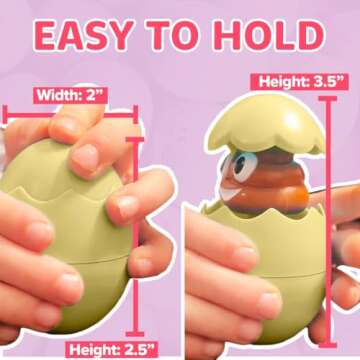 Easter Basket Stuffers for Teens, Pop & Play, Boys Basket Fillers, Unique Holiday Presents for Boys & Girls, Fun Spring Gifts for Teens, Novelty Item (Yellow)