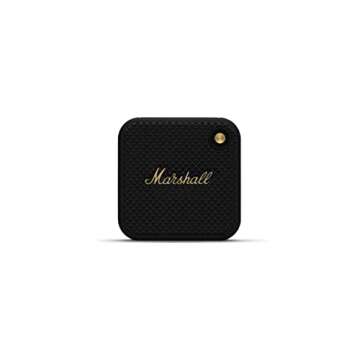 Marshall Willen Portable Bluetooth Speaker - Black & Brass