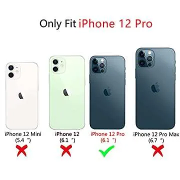 Compatible with iPhone 12 Pro Case Clear with Card Holder Cute Little Love Heart Pattern for Women Soft TPU Shock-Absorbing Wallet Case Protective Phone Cover - Pink