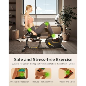 Recumbent Exercise Bike for Home Workouts - JEEKEE