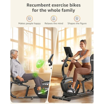 Recumbent Exercise Bike for Home Workouts - JEEKEE