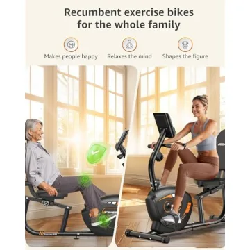 Recumbent Exercise Bike for Home Workouts - JEEKEE