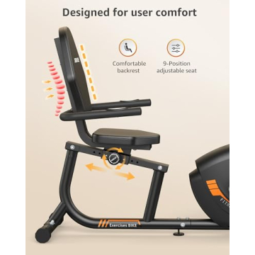 Recumbent Exercise Bike for Home Workouts - JEEKEE