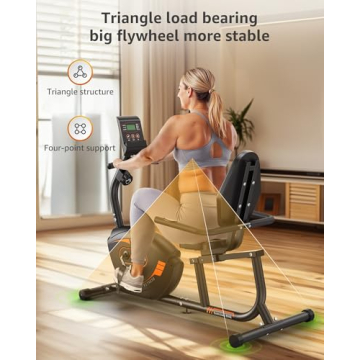 Recumbent Exercise Bike for Home Workouts - JEEKEE