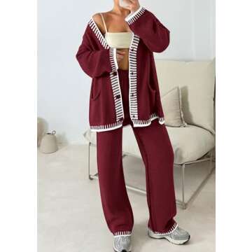 Stylish PRETTYGARDEN Knit Lounge Set for Women