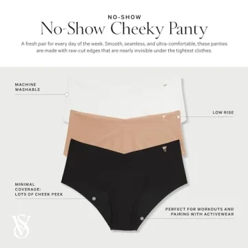 Victoria's Secret No Show Cheeky Underwear for Women