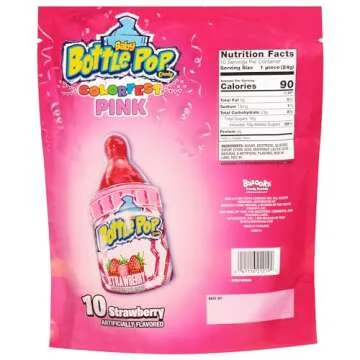 Baby Bottle Pop Valentine's Candy - 10 Ct Lollipops