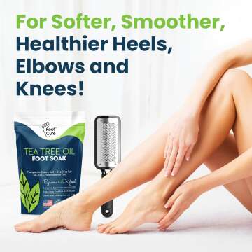 Foot Care Pedicure Set with Exfoliator & Foot Soak