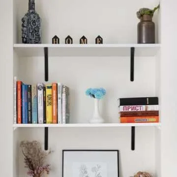 12 Pack Heavy Duty Shelf Brackets for Stylish Storage Solutions