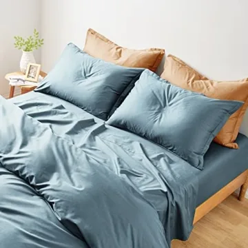 Eikei King Luxury Bedding Set 400TC Egyptian Cotton Sheets