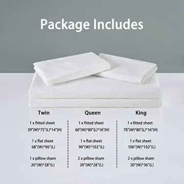Eikei King Luxury Bedding Set 400TC Egyptian Cotton Sheets