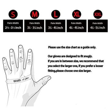 DULFINE PPE Gloves - 12 Pairs, Large Size, Smooth Grip