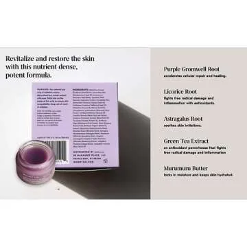 Mount Lai Calming Herbal Repair Serum Concentrate Balm, Calming Herbal Repair Balm for Gua Sha, Support Cellular Repair, Soothes & Rejuvenates Skin, 1 oz, Ideal for Daily Skin Care & Relaxation