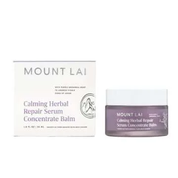 Mount Lai Calming Herbal Repair Serum Concentrate Balm, Calming Herbal Repair Balm for Gua Sha, Support Cellular Repair, Soothes & Rejuvenates Skin, 1 oz, Ideal for Daily Skin Care & Relaxation