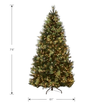 National Tree Company 7.5 ft Pre-lit Christmas Tree with Lights