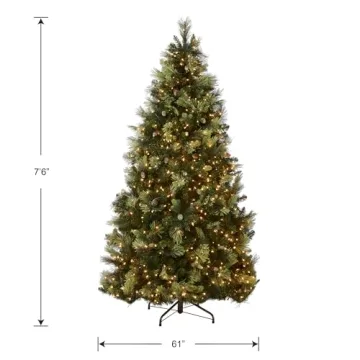 National Tree Company 7.5 ft Pre-lit Christmas Tree with Lights