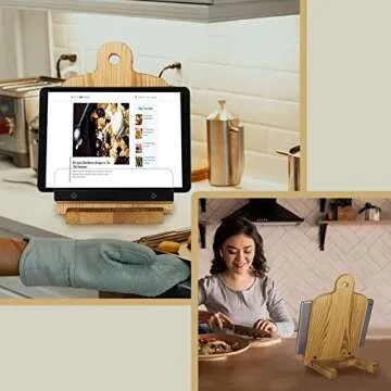 Stylish Recipe Book Holder Gift for Women and Friends