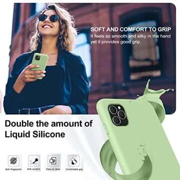 Vooii iPhone 11 Pro Case, Soft Silicone Protection