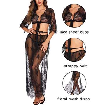 Avidlove Sexy Lace Chemise for Women - Elegant Lingerie