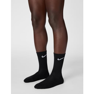 Nike Unisex Everyday Cushioned Training Crew Socks - 6 Pack for Ultimate Comfort