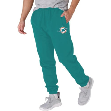 NFL Kids Youth 8-20 Officially Licensed Embroidered Primary Logo Fleece Lined Sweatpants Joggers (US...