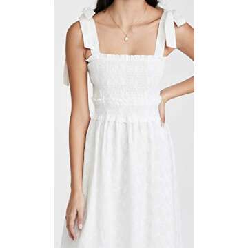 Lost + Wander Women's Angel in Disguise Maxi Dress, White, M