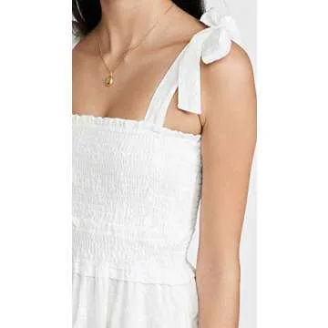 Lost + Wander Women's Angel in Disguise Maxi Dress, White, M