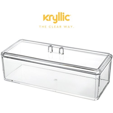 JAROFUREL Kryllic Acrylic Box with Lid Organizer