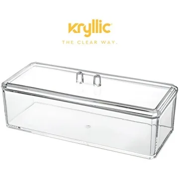 JAROFUREL Kryllic Acrylic Box with Lid Organizer