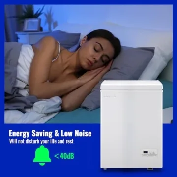 DEMULLER 3.5 Cu.ft Chest Freezer with Baskets and Panel