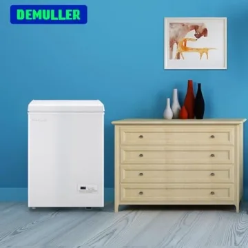 DEMULLER 3.5 Cu.ft Chest Freezer with Baskets and Panel