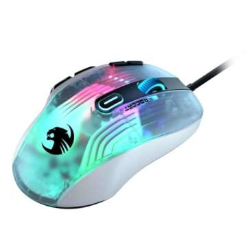 Roccat Kone XP Gaming Mouse with 4D RGB Lighting and 19K DPI