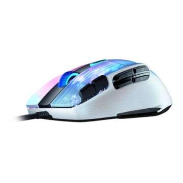 Roccat Kone XP Gaming Mouse with 4D RGB Lighting and 19K DPI