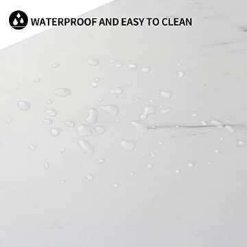 Soges Unique Side Table with Charging Station and Storage