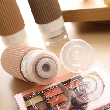 TSA Approved Leak-Proof Silicone Travel Bottles 4 Pack