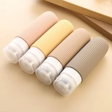 TSA Approved Leak-Proof Silicone Travel Bottles 4 Pack