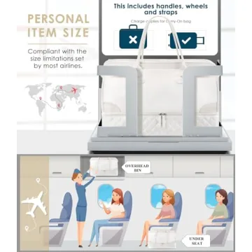 ETRONIK Women's Weekender Bag with Shoe Compartment & USB Port