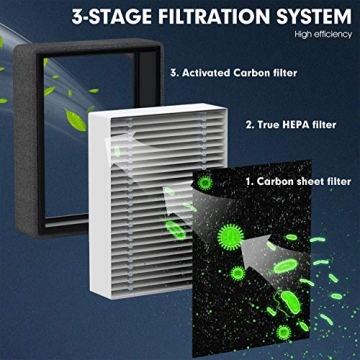 KOIOS H13 HEPA Air Purifier for Smokers Pets Small Spaces