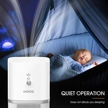 KOIOS H13 HEPA Air Purifier for Smokers Pets Small Spaces