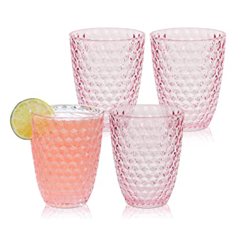Durable BELLAFORTE Shatterproof Tumblers - Set of 4